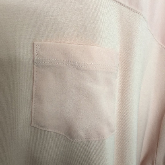 CHICO’S Collection Pink Stretch Knit Blouse Top - Picture 4 of 10